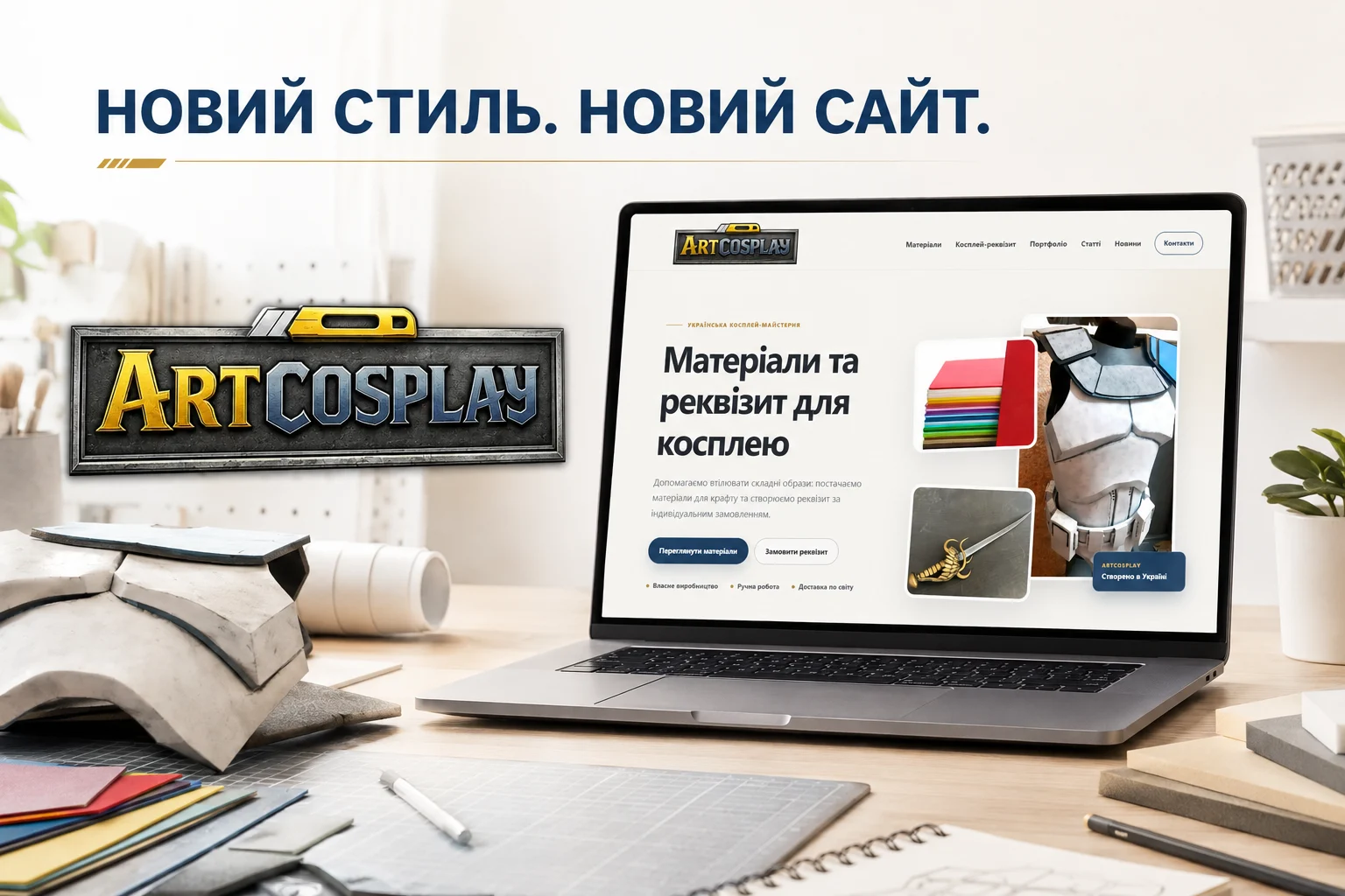 ArtCosplay оновлюється: новий сайт і логотип